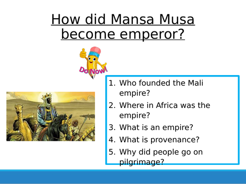 Medieval Africa 2 - Mansa Musa and Mecca