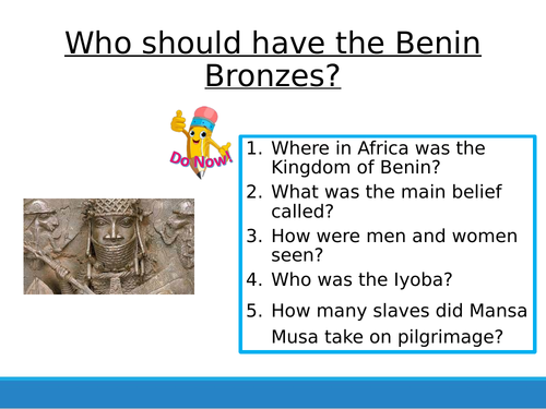 Medieval Africa 7 - Benin Bronzes