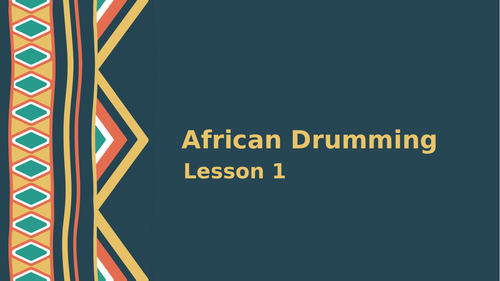 African Drumming SOW