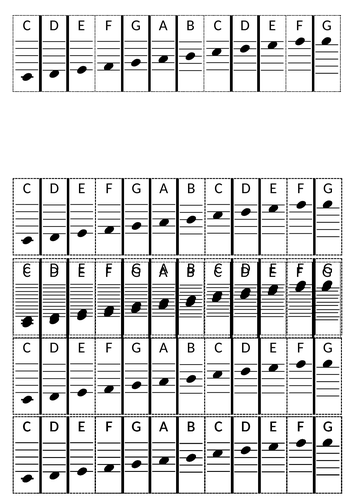 Keyboard Note Rulers