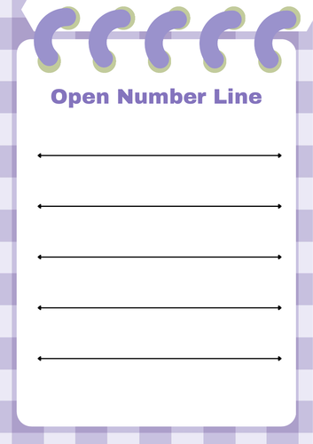 Printable open number line - blank number line no tick marks Worksheet