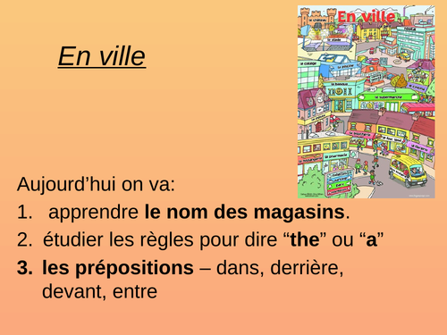 les magasins introduction