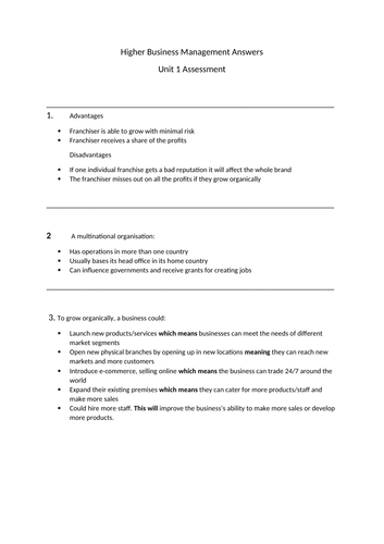 SQA understanding business end of unit test and answers