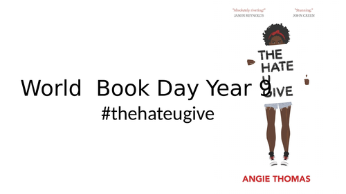 World book day- The Hate U Give