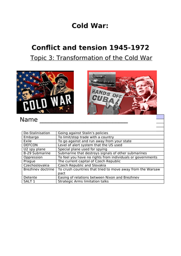 Transformation of the Cold War Booklet