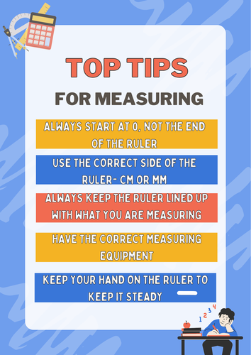 Top tips for measuring poster