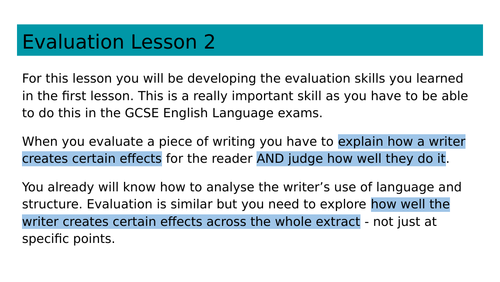 AQA Question 4 Lesson 2