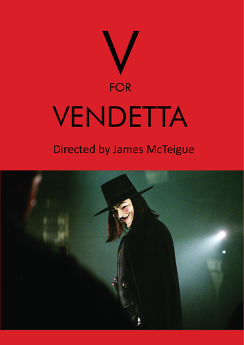 'V for Vendetta' film technique analysis workbook