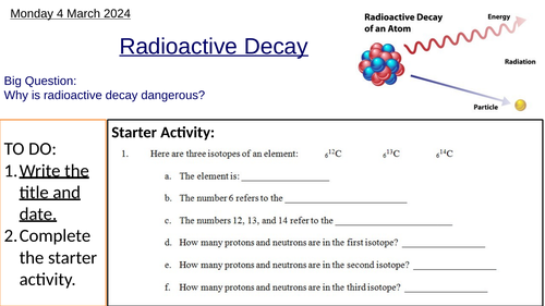 GCSE Radioactive Decay