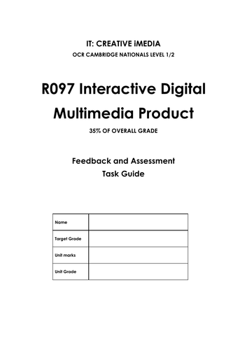 R097 Checklist, Assessment Tracker, and Task Guide