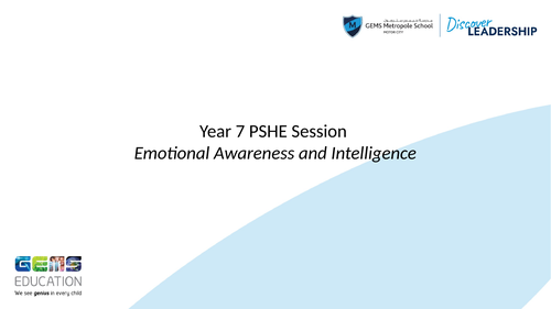 Emotional Intelligence PSHE Assembly Drop Down Day