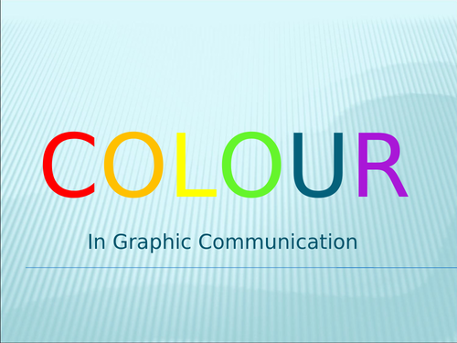 Graphics support for A level re colour