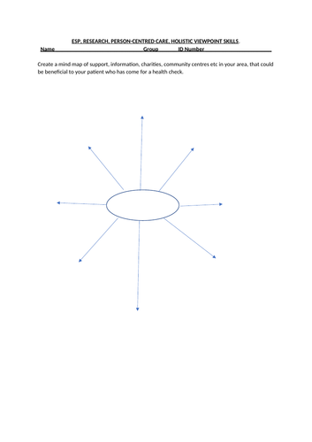 T Level : Health - ESP walk through