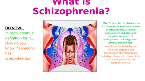 Introduction to Schizophrenia (classification and diagnosis) - Paper 3 - A Level Psychology