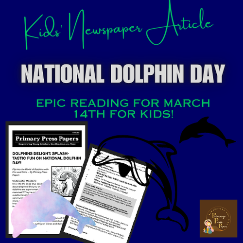 NATIONAL DOLPHIN DAY FUN! Dive into a Sea of Learning for KIDS!