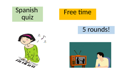 Spanish Free Time Quiz