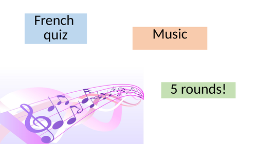 French Music Quiz