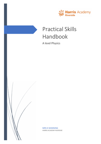 A level Physics Practical Skills Handbook AQA