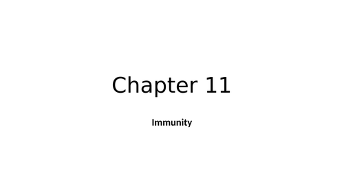 A level Biology - Immunity