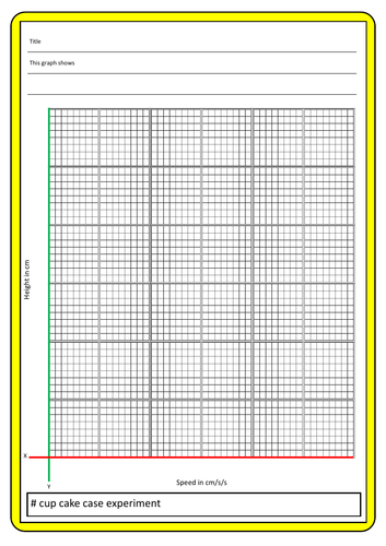#Physics graph paper for cup cake case experiment