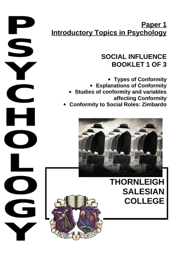 Social Influence Curriculum Bundle AQA Psychology