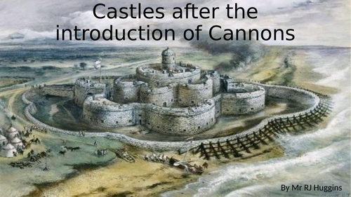 How did castle design change during the Tudor Period?