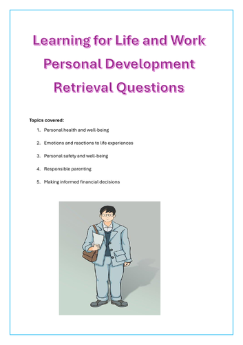 Personal Development Retrieval Booklet