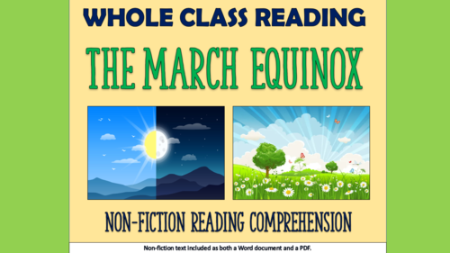 The March Equinox - Whole Class Reading Lesson!