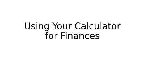 TI-84 Plus CE TVM-Solver (Ib Maths)