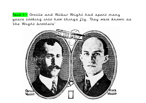 KS1 Wright Brothers Sources