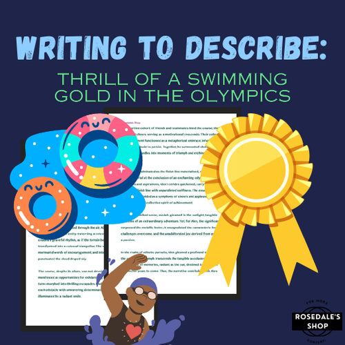 Describing the Thrill of a Swimming Gold in the Olympics ~ Secondary School English