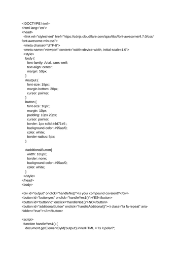 Intermolecular forces