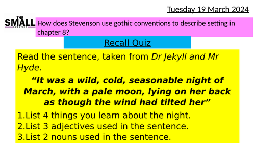 Jekyll and Hyde Chapter 8- The Last Night