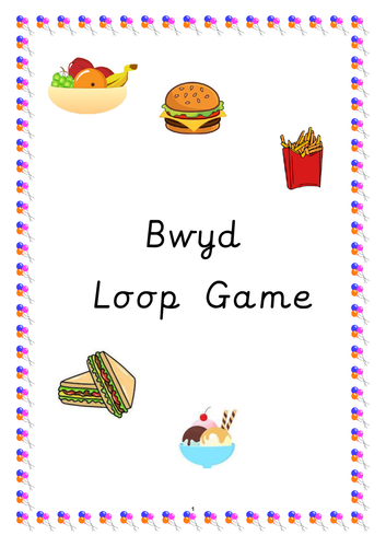 Welsh Bwyd (food) loop game