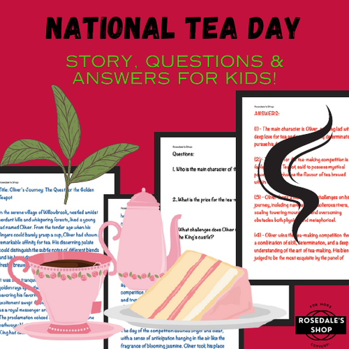 "National Tea Day - Oliver's Journey: The Quest for the Golden Teapot" Story with Q&A
