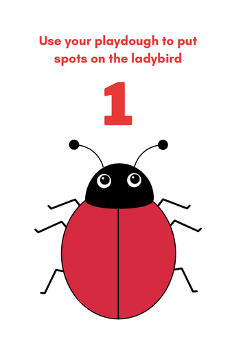 Ladbird playdough mats