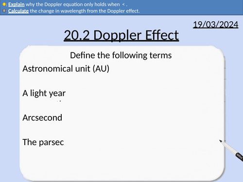 OCR A level Physics: The Doppler Effect
