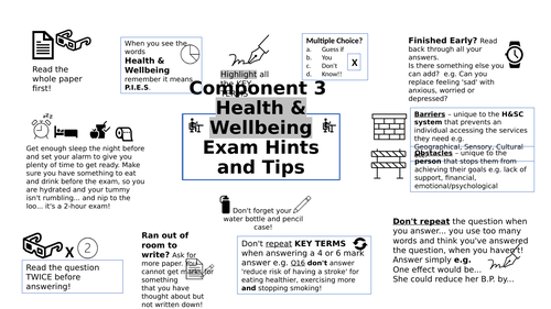 BTEC Health Tech Award Exam Revision