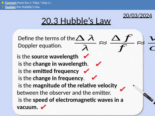OCR A level Physics: Hubble’s Law