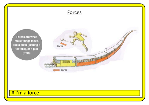 # Forces explained - information posters