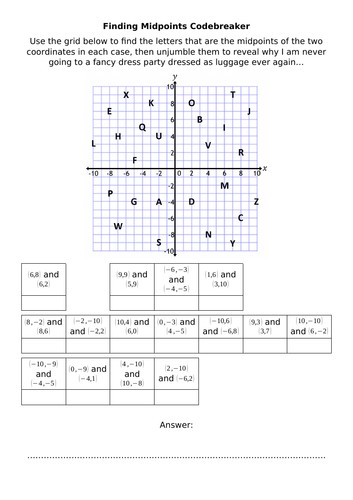 Finding Midpoints Codebreaker