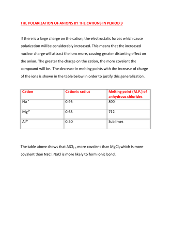 POLARIZATION - IN PERIOD 3
