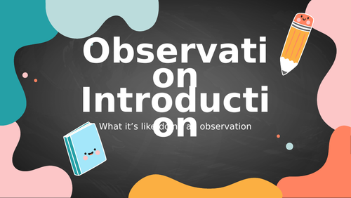 Observation Introduction/Practical (OCR Psychology)