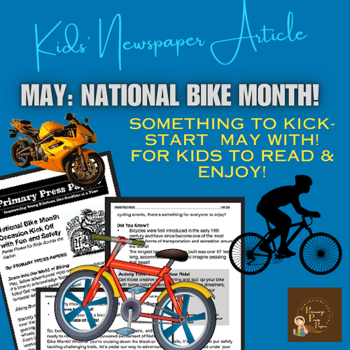National Bike Month Reading Adventure: Pedal Power for Primary Pupils!