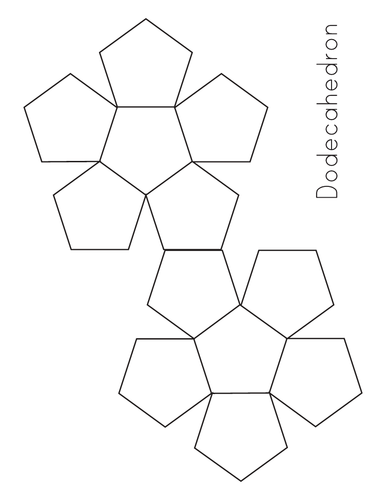 Make Dodecahedron out of paper | Teaching Resources