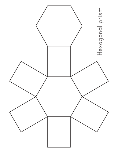 Make Hexagonal prism out of paper