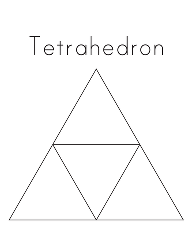 Make Tetrahedron out of paper