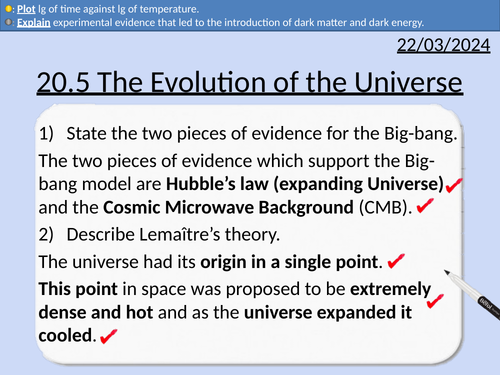 OCR A level Physics: Evolution of the Universe