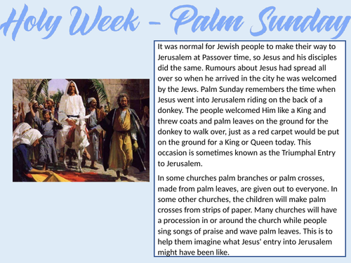 Holy Week