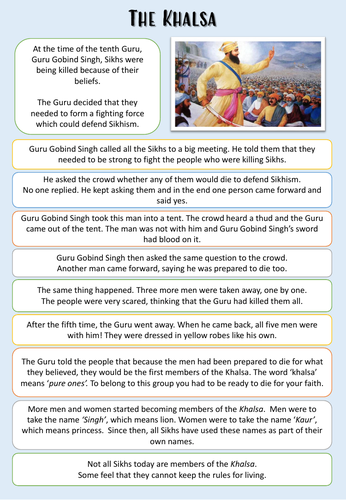 The Khalsa | Teaching Resources